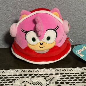 Squishmallows 5” Inch Sonic the Hedgehog Amy With Gamer Headphones NWT